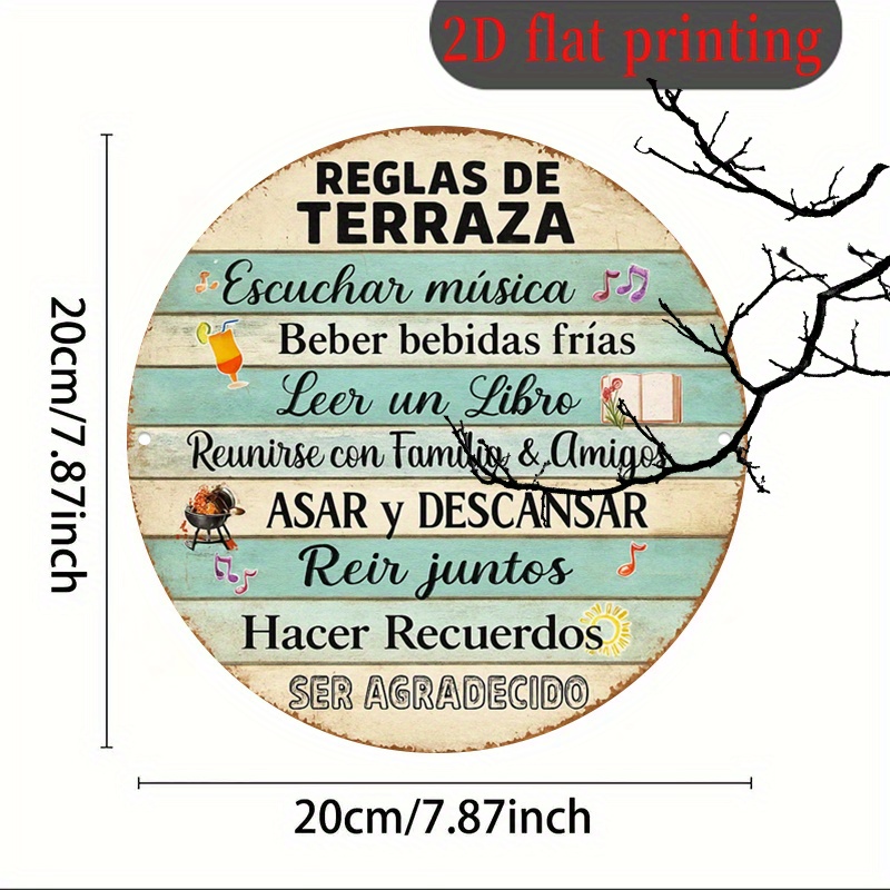 Round Aluminum Sign, Vintage P - Yard Sign Blank recension och pris