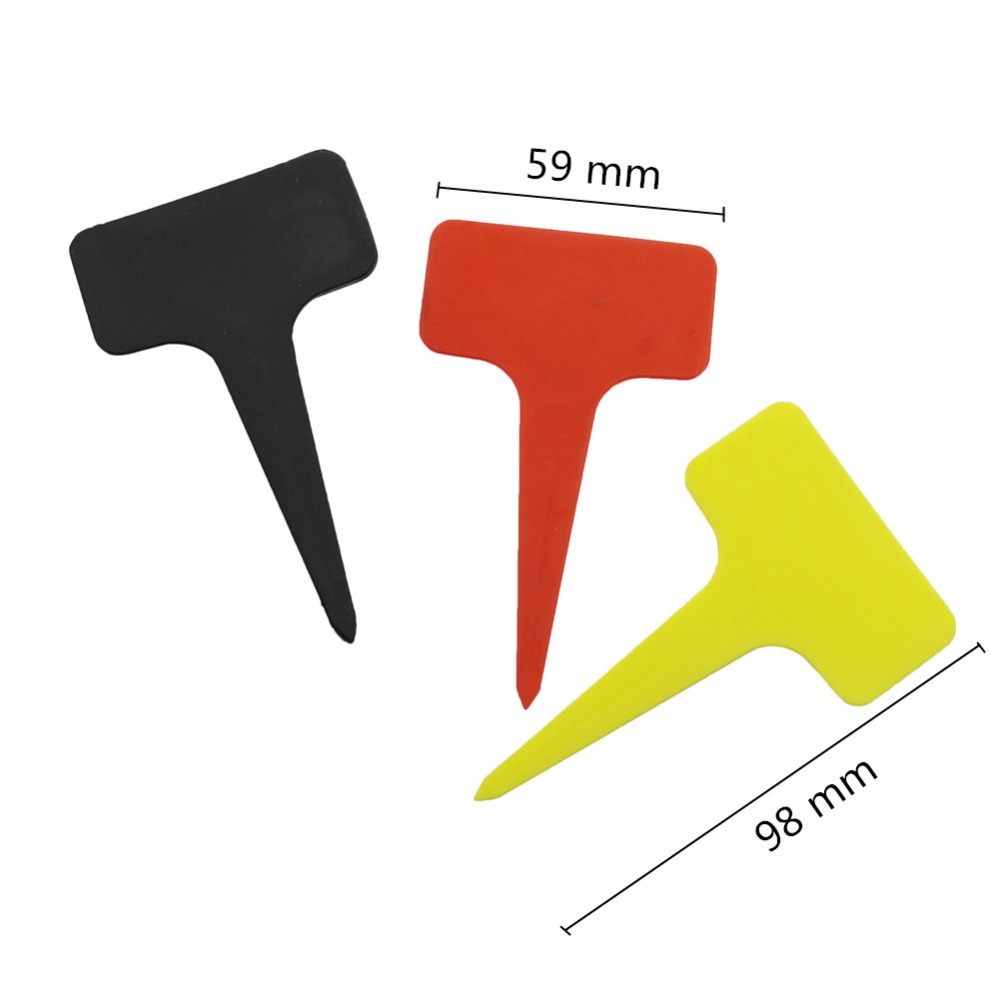 DIY Plastic T-Type Plant Label - Yard Sign Blank recension och pris