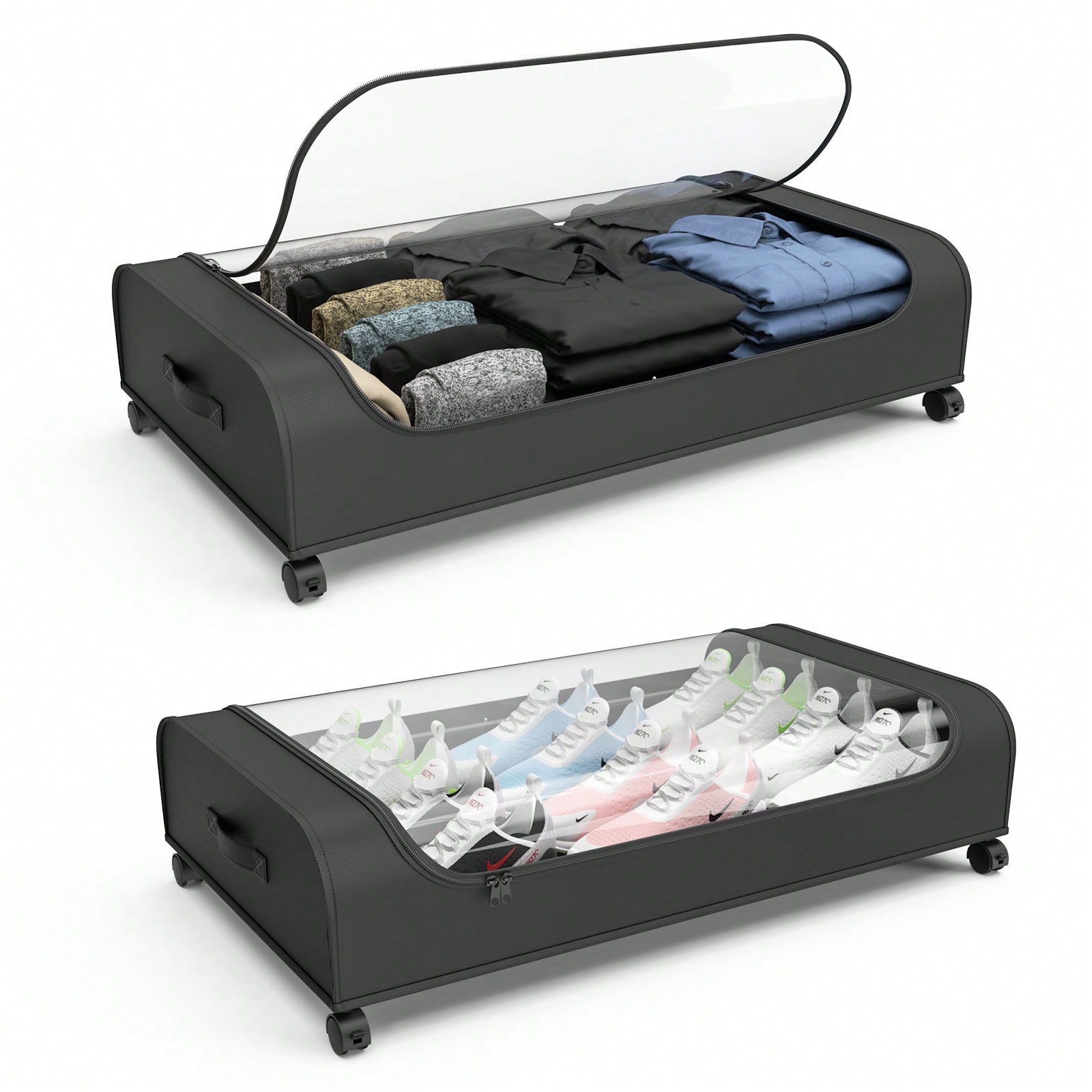 Underbed Storage Organizer Wit - Metal Photo Panel recension och pris