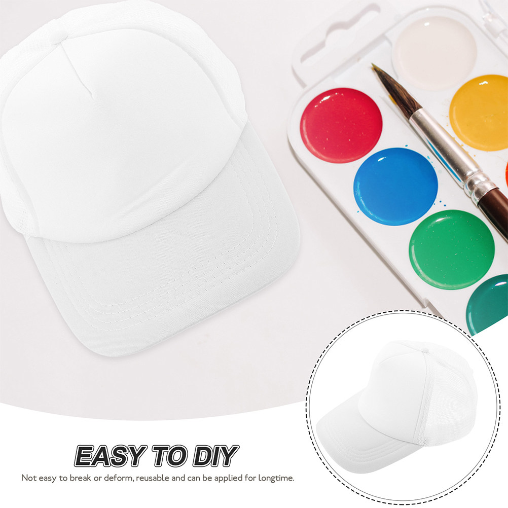 5Pcs Blank Mesh Baseball Cap D - Hat Sublimation Blank recension och pris