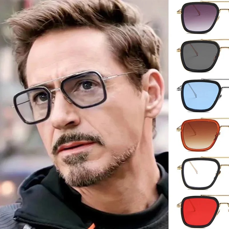 Steam Punk Tony Stark Sunglass - Metal Photo Panel recension och pris